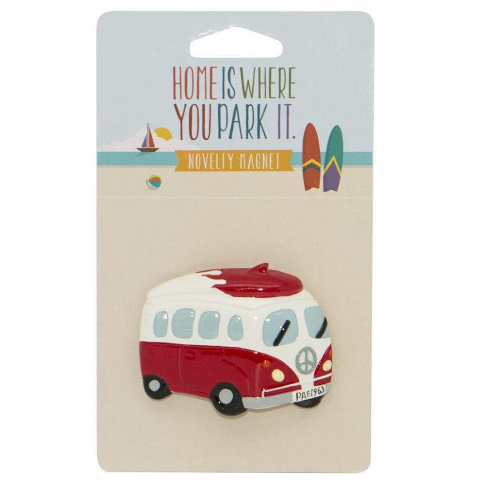 Dakota Camper Van with Surfboard Magnet (Red) by Dakota - ISBN: 9315455058591