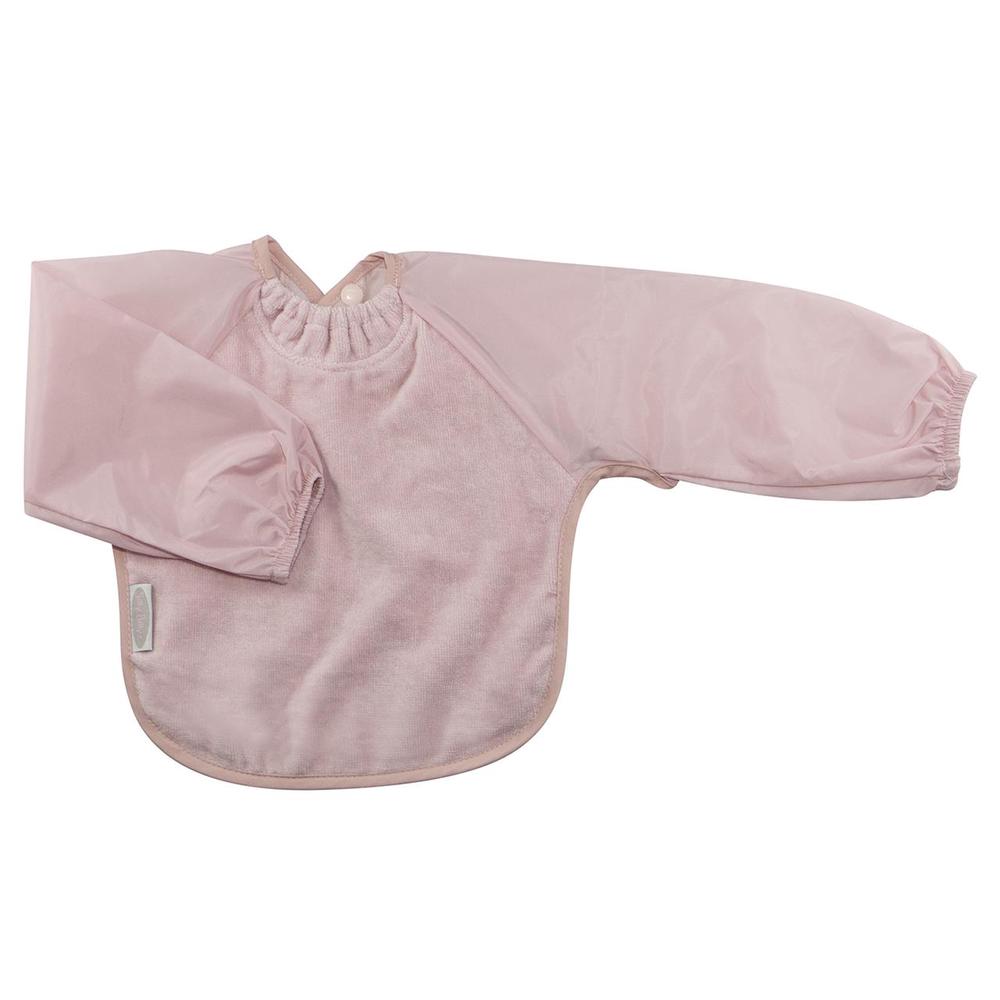 Silly Billyz Towel Long Sleeve Bib (Antique Pink), 9315455066329