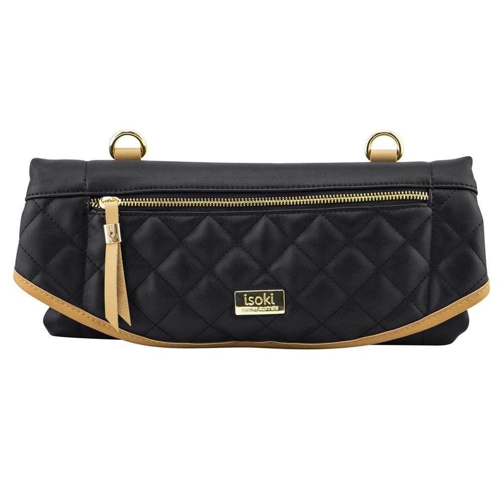 Adelaide Change Mat Clutch Bag (Black/Tan), 9315455079671