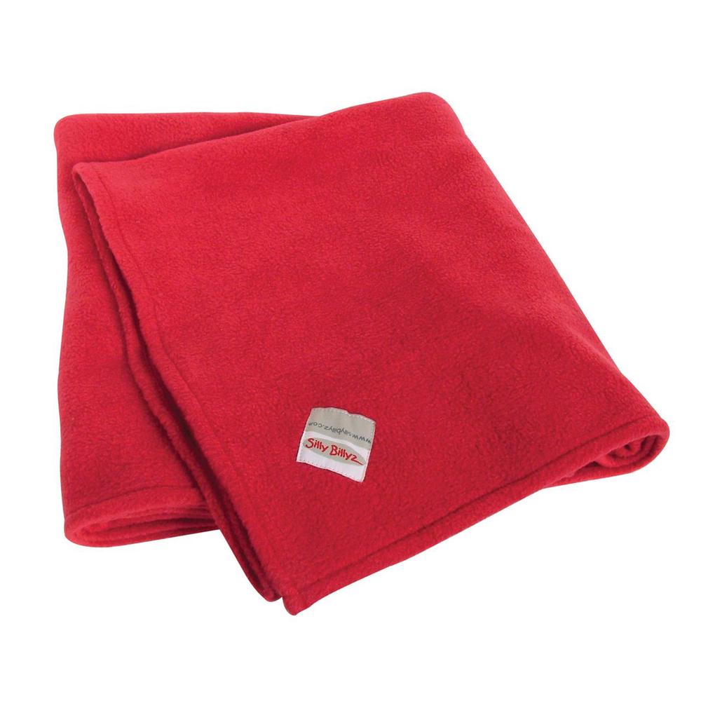 Fleece Cot Blanket (Red), 9315455196477