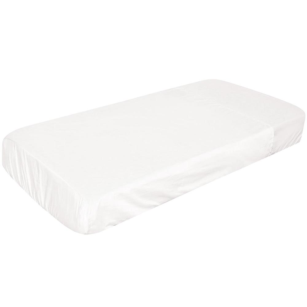 Polycotton Cot Combo (White), 9315455196538