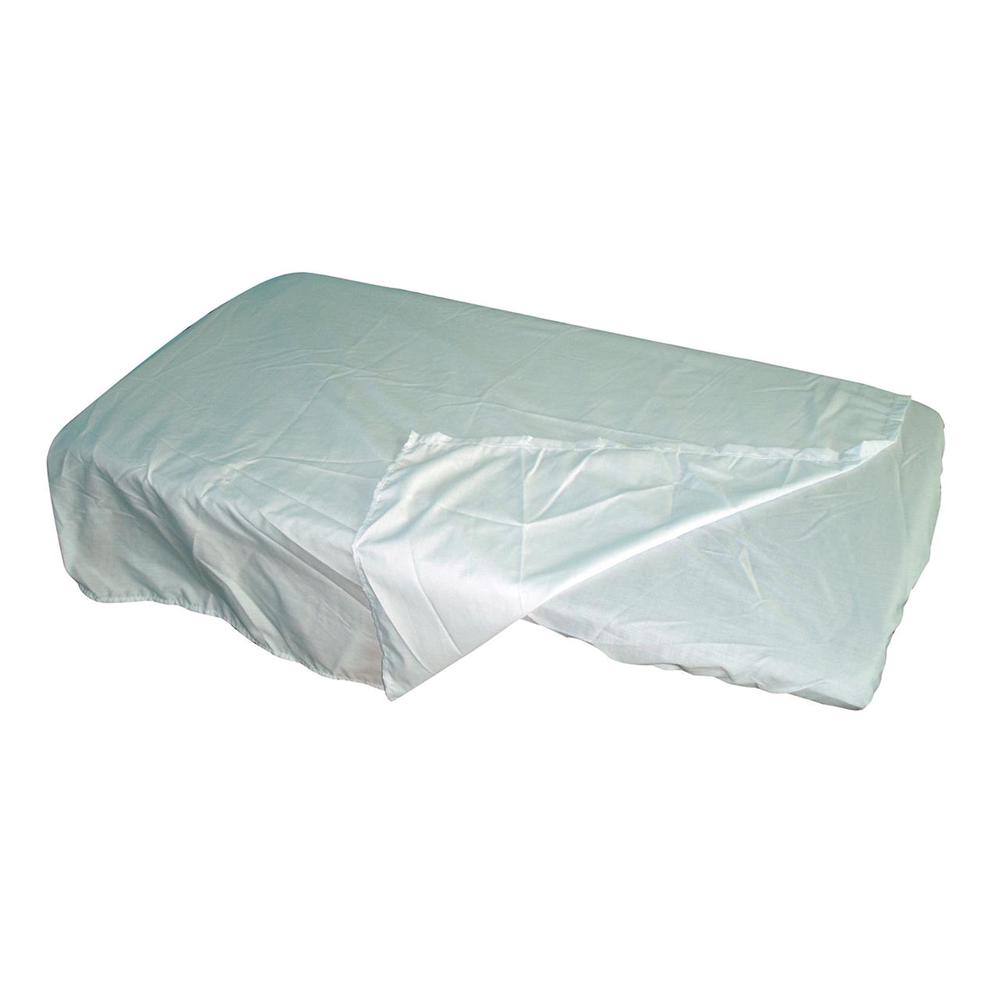 Polycotton Fitted Cot Combo (White), 9315455196705