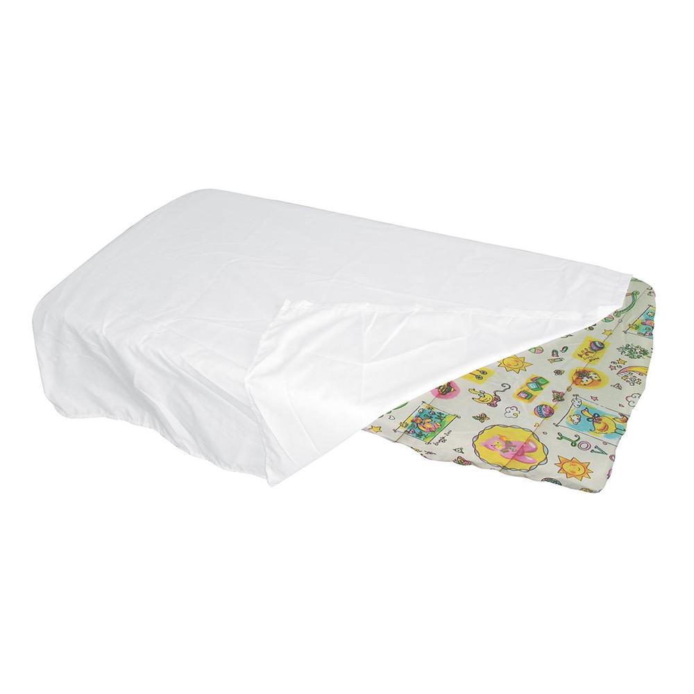 Polycotton Cot Combo (White/Baby), 9315455196798