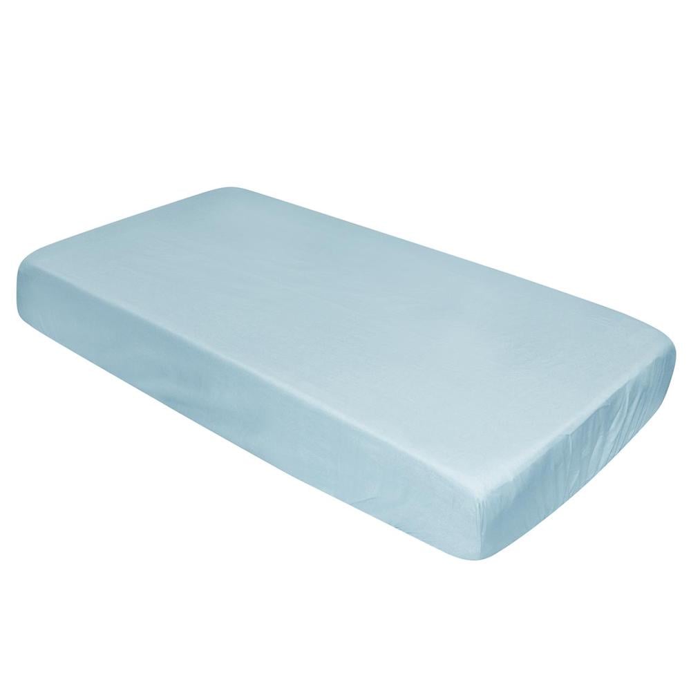 Polycotton Fitted Cot Sheet (Sky Blue), 9315455197221
