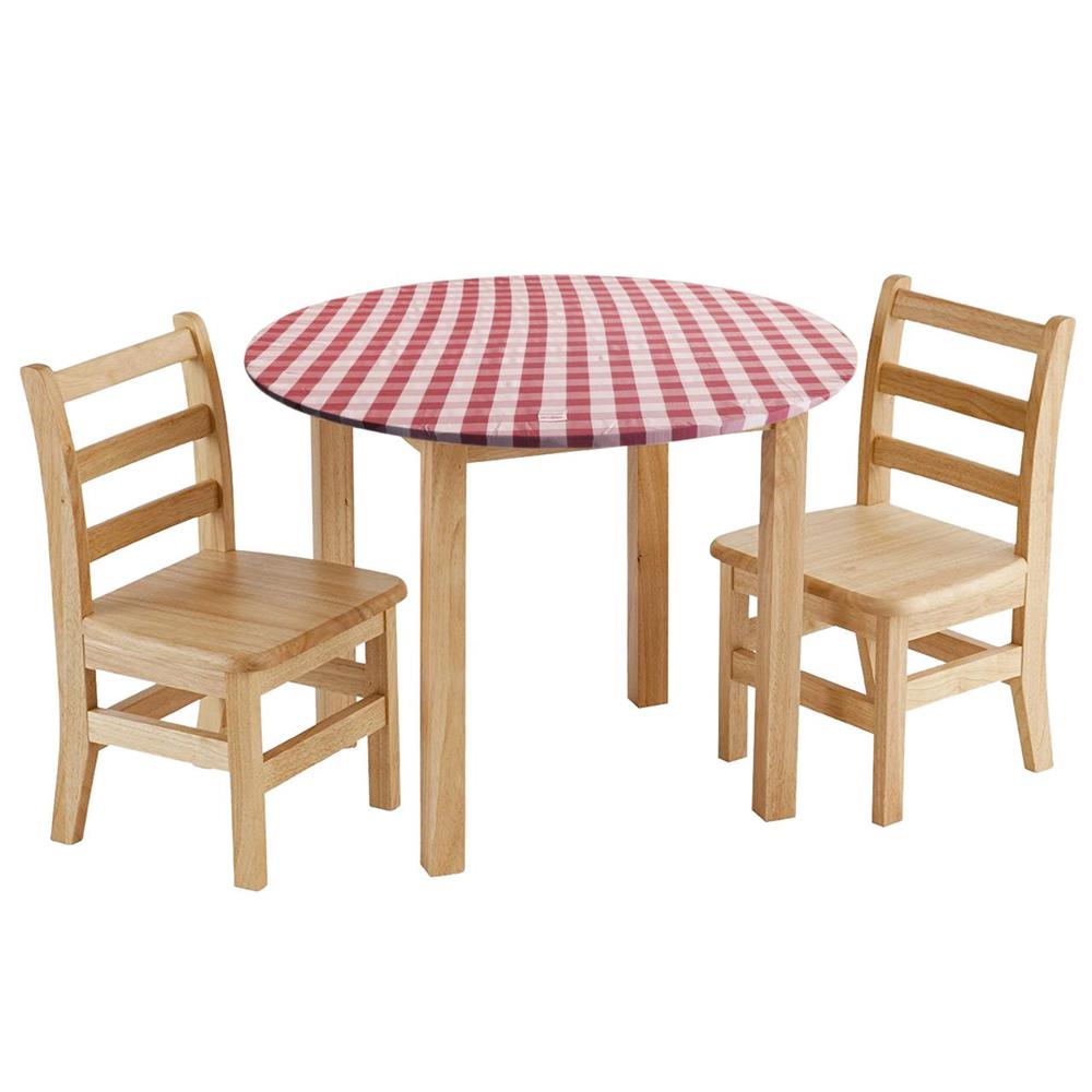 Round Gingham Tablecloth (Red), 9315455198600