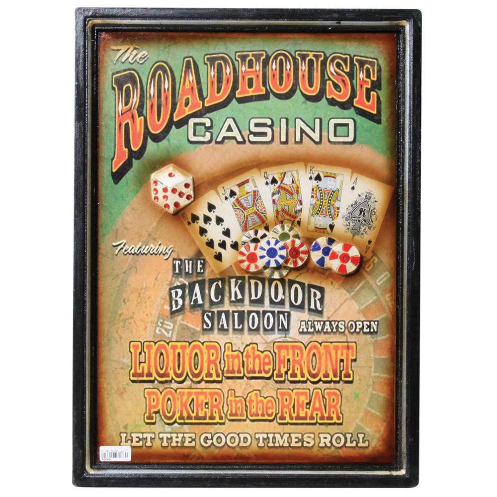 Wall Plaque - Roadhouse Casino, 9315455400048