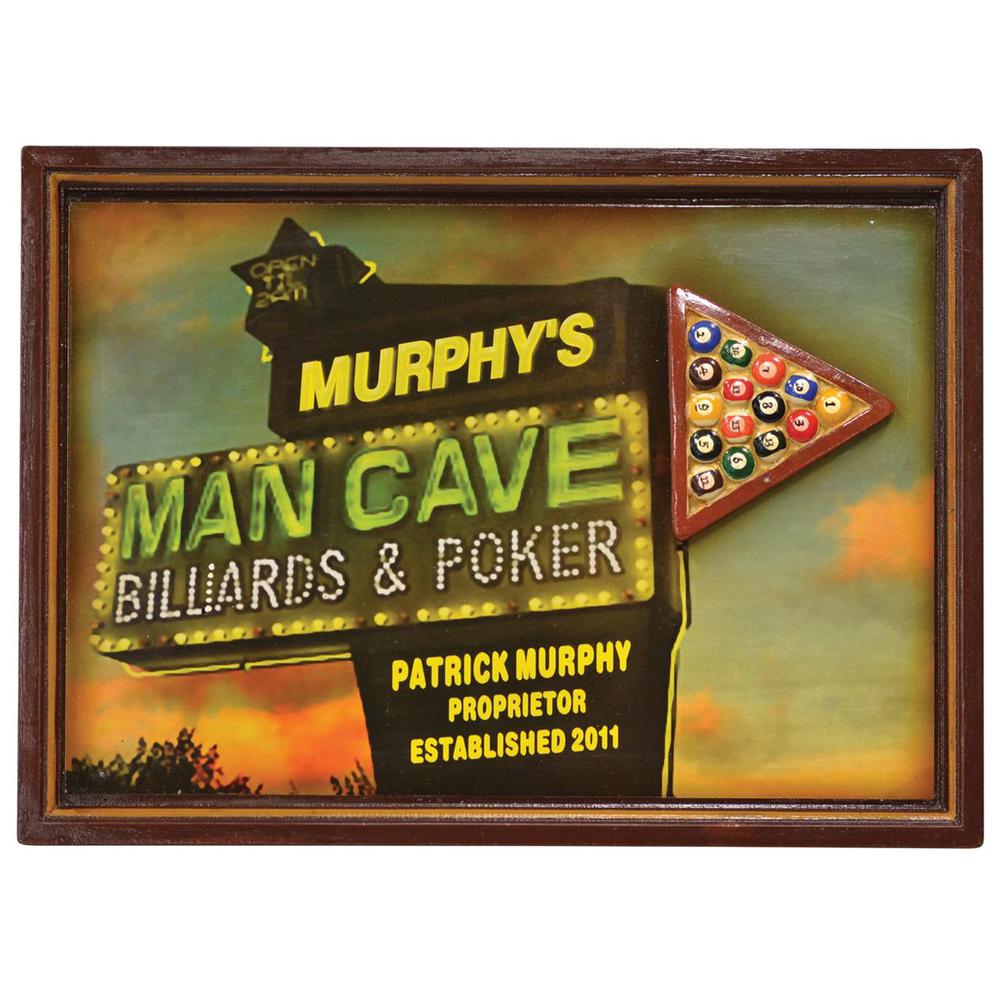 Wall Plaque - Murphys Man Cave, 9315455400185