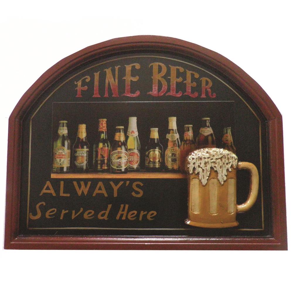 Wall Plaque - Fine Beer, 9315455400291