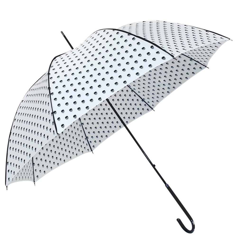 GDesign White Umbrella (Black Skull Print), 9315455410498