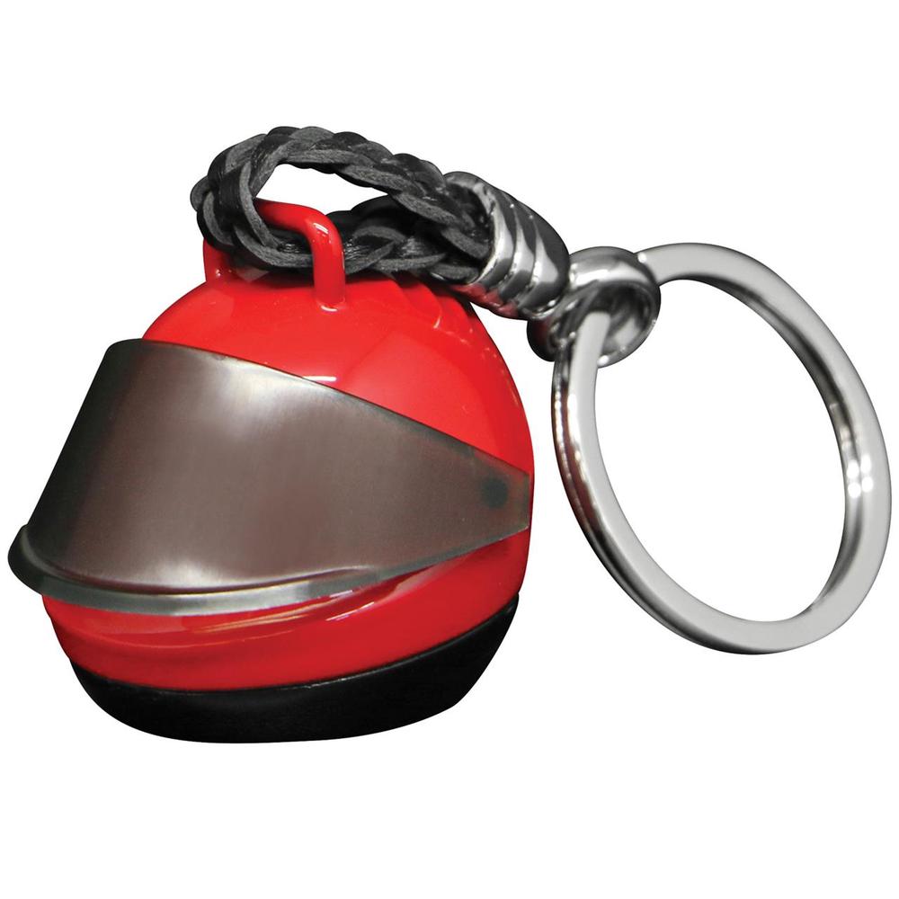 Retro Motorbike Helmet Keyring (Red), 9315455411761