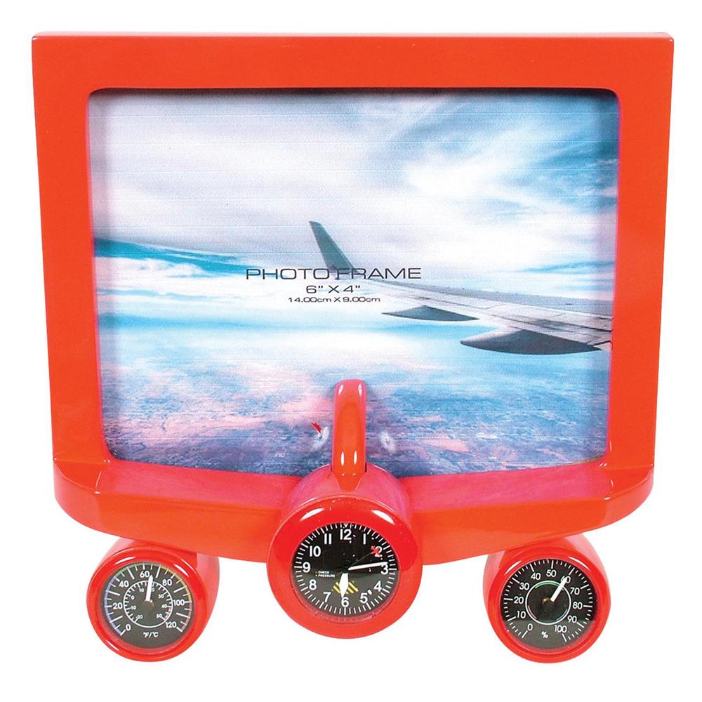 Retro Plane Photo Frame (Red), 9315455411976