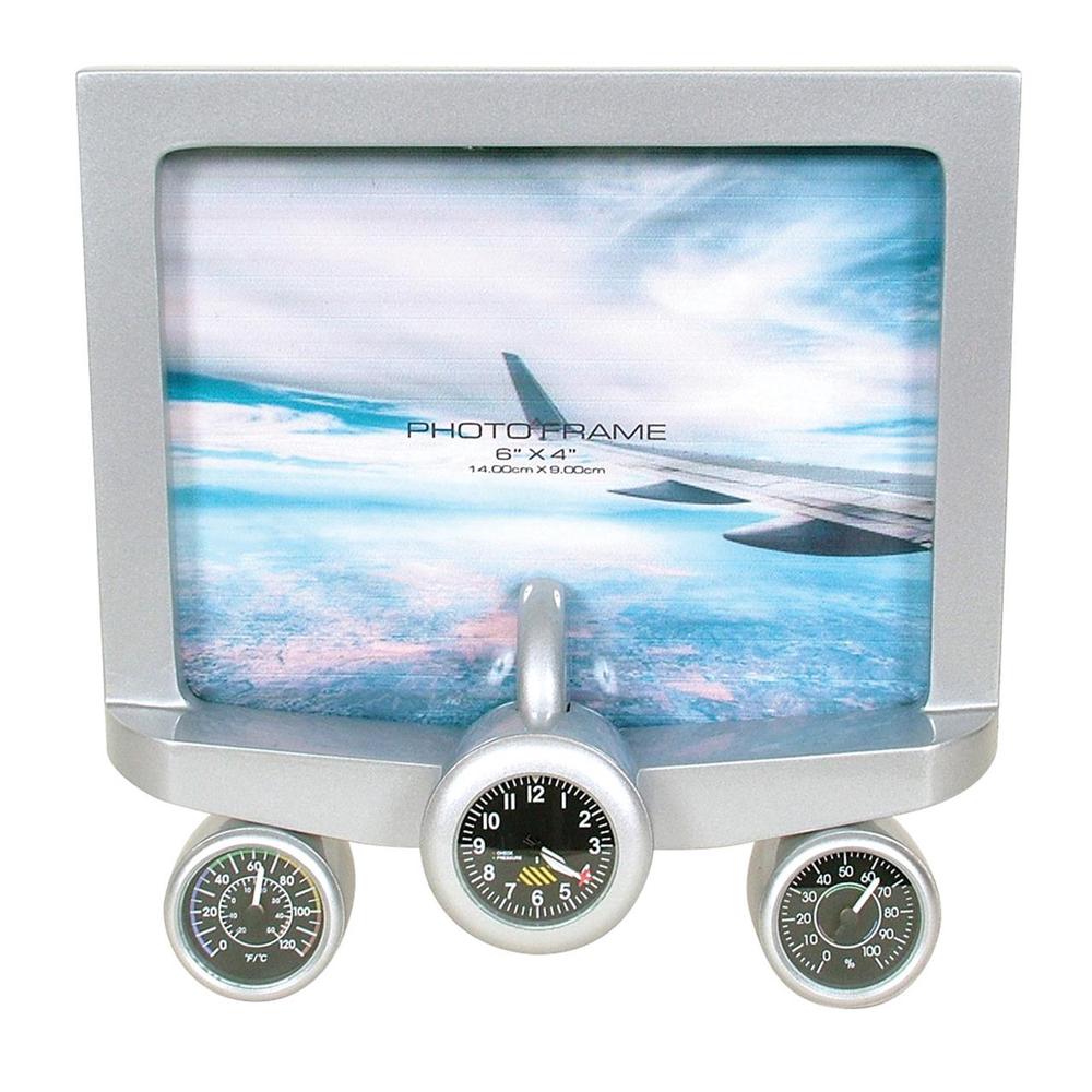 Retro Plane Photo Frame (Silver), 9315455411990