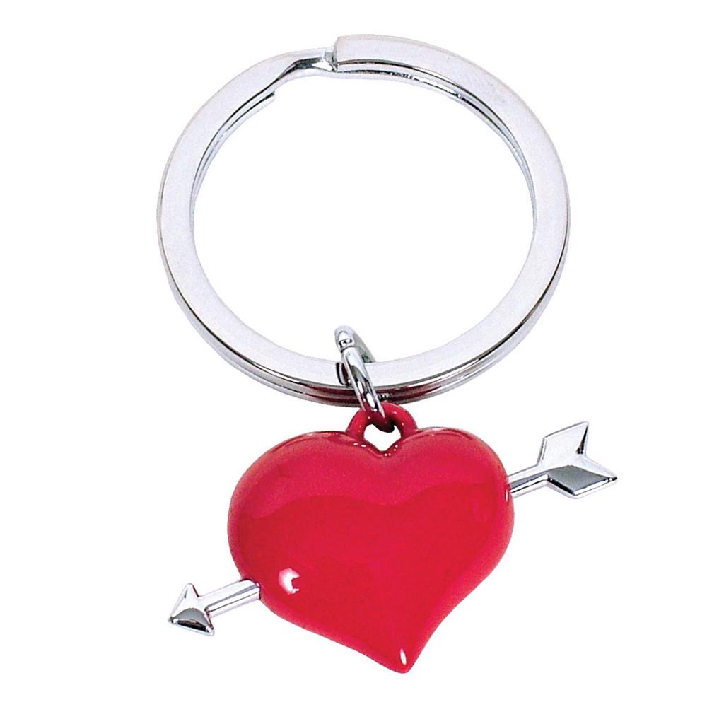 Heart With Arrows Keyring (Red), 9315455418609