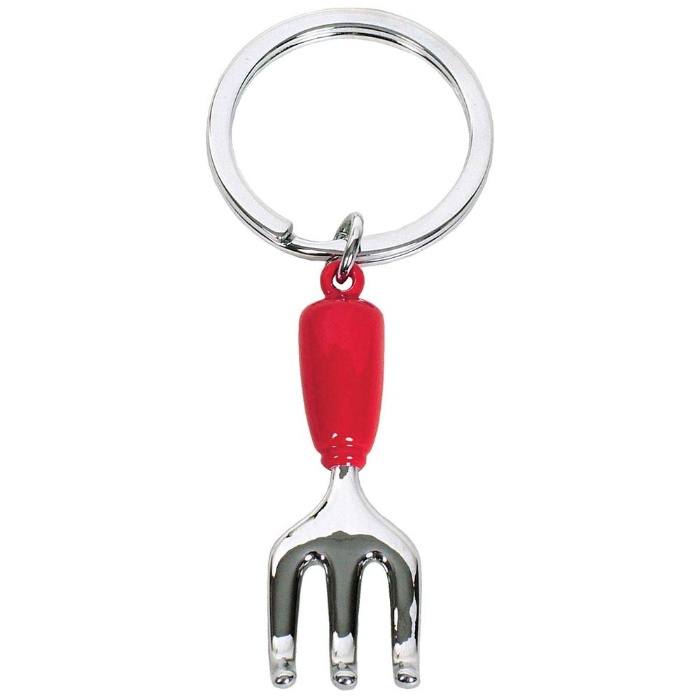 Garden Fork Keyring (Red), 9315455418623