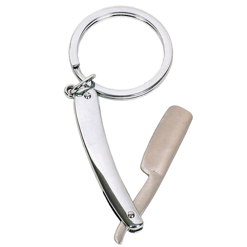 Straight Razor Keyring Shiney, 9315455418647