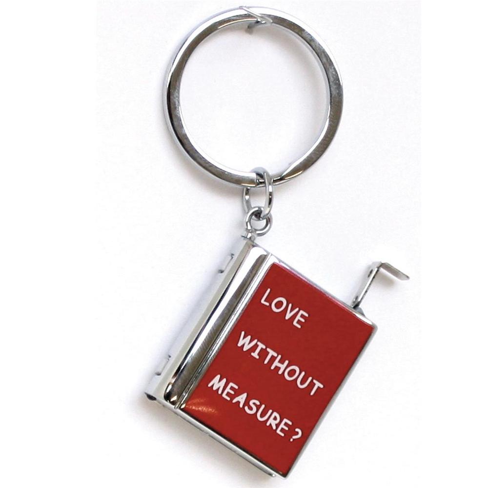 Book Shape Measuring Tape Keyring, 9315455419040