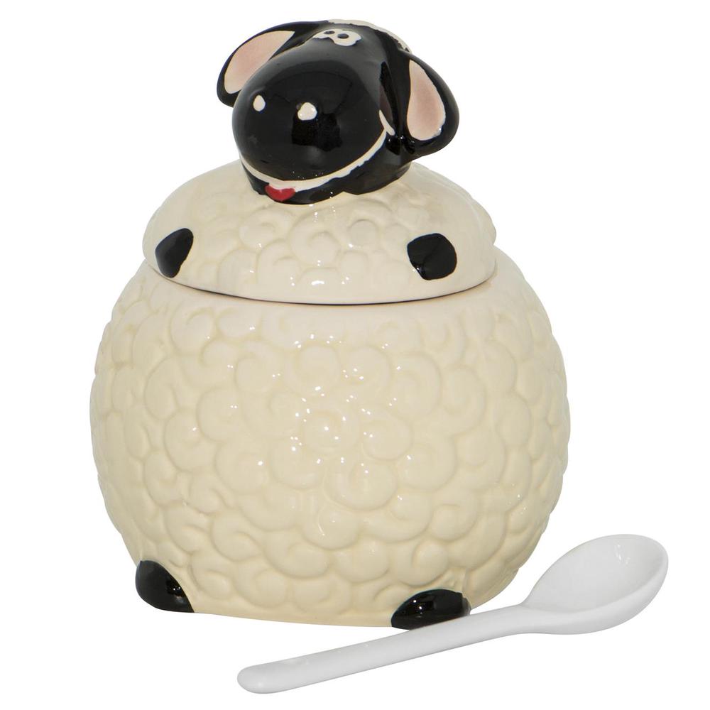 Sheep Pot with Lid & Spoon, 9315455456106