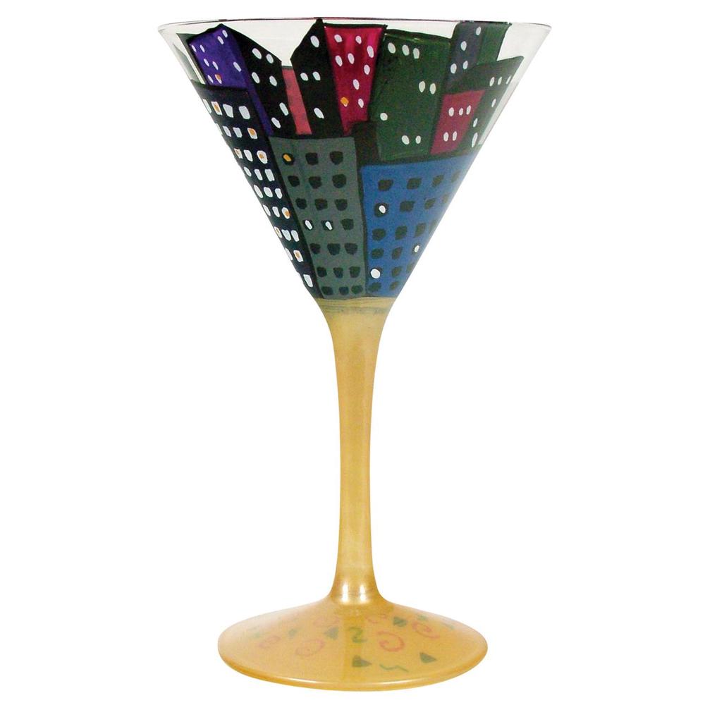 Coyote Hand Painted Martini (Metro Martini), 9315455466198