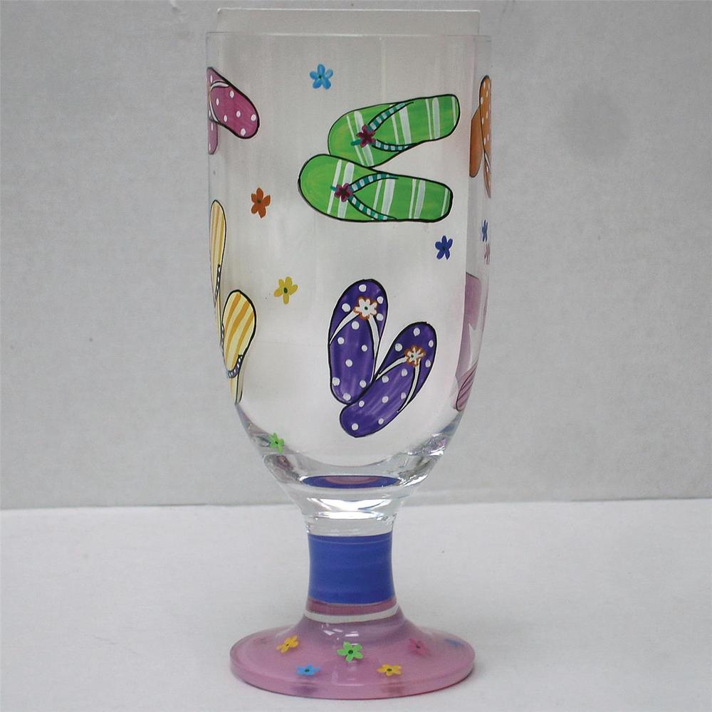 Coyote Hand Painted Long Drink (Flip Flop), 9315455469076