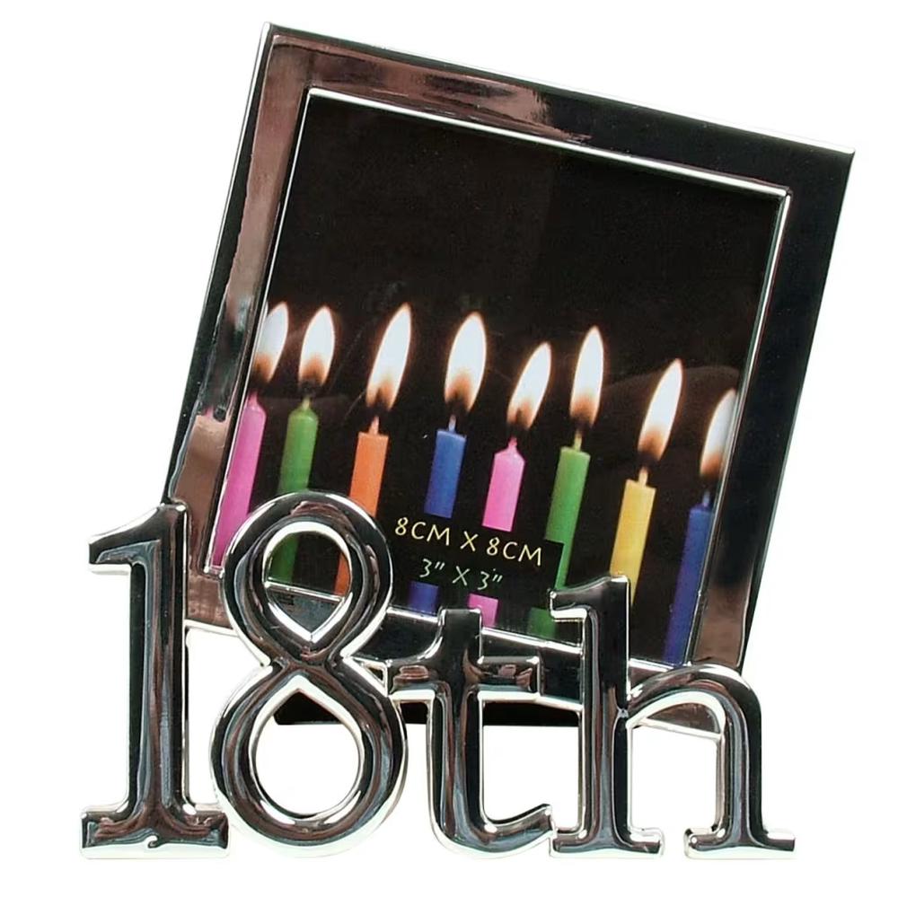 Dakota 18th Candles Frame (Silver), 9315455502001
