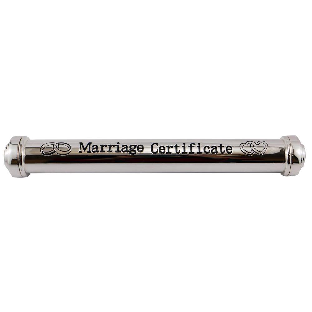 Dakota Marriage Certificate Holder (Silver), 9315455502179