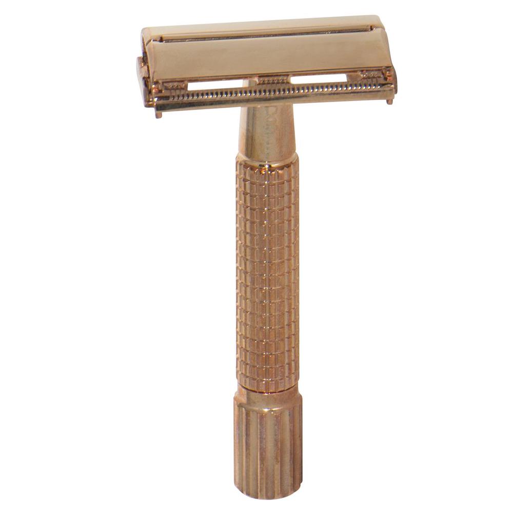 Comoy 24K Rose Gold Safety Razor, 9315455642868