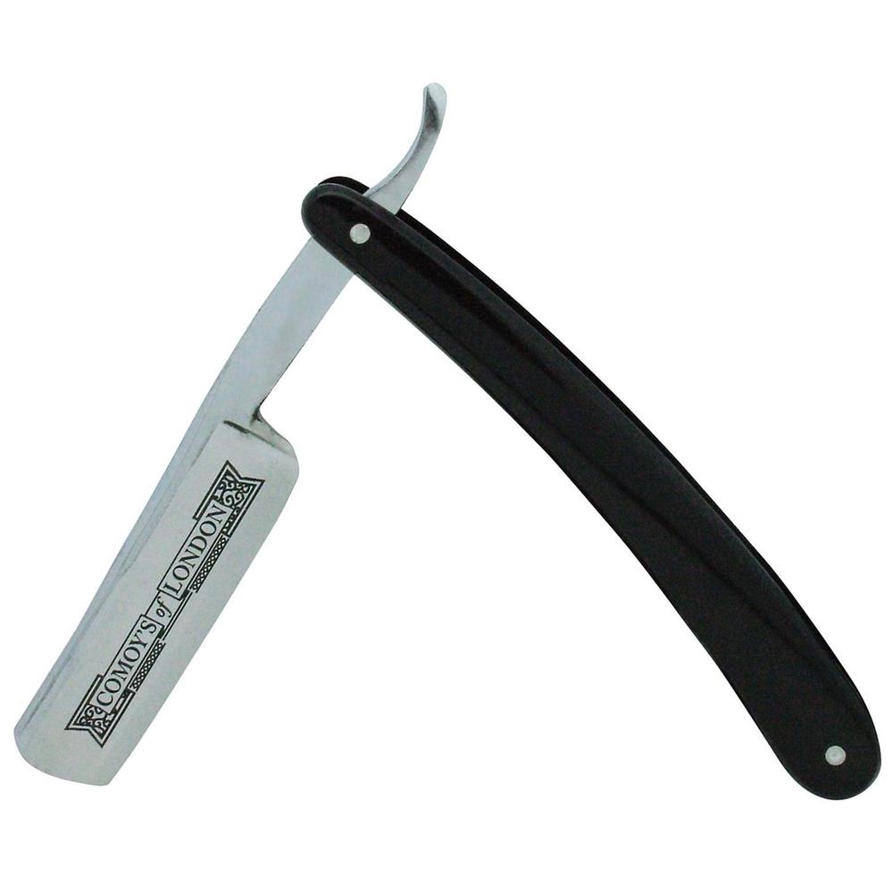 Comoy H.K Cut Throat Razor (Black) - 3/4 Inch, 9315455651983