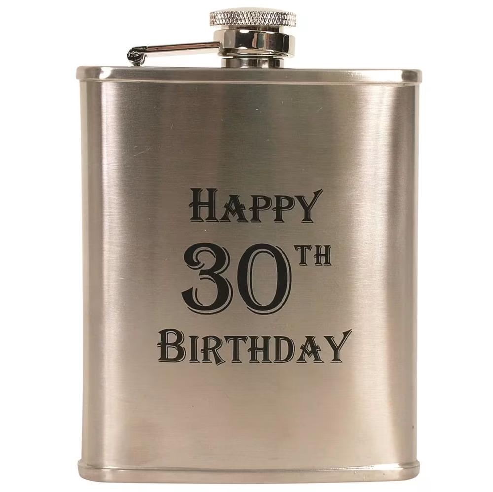 Happy 30th Birthday Flask - 60oz, 9315455669964