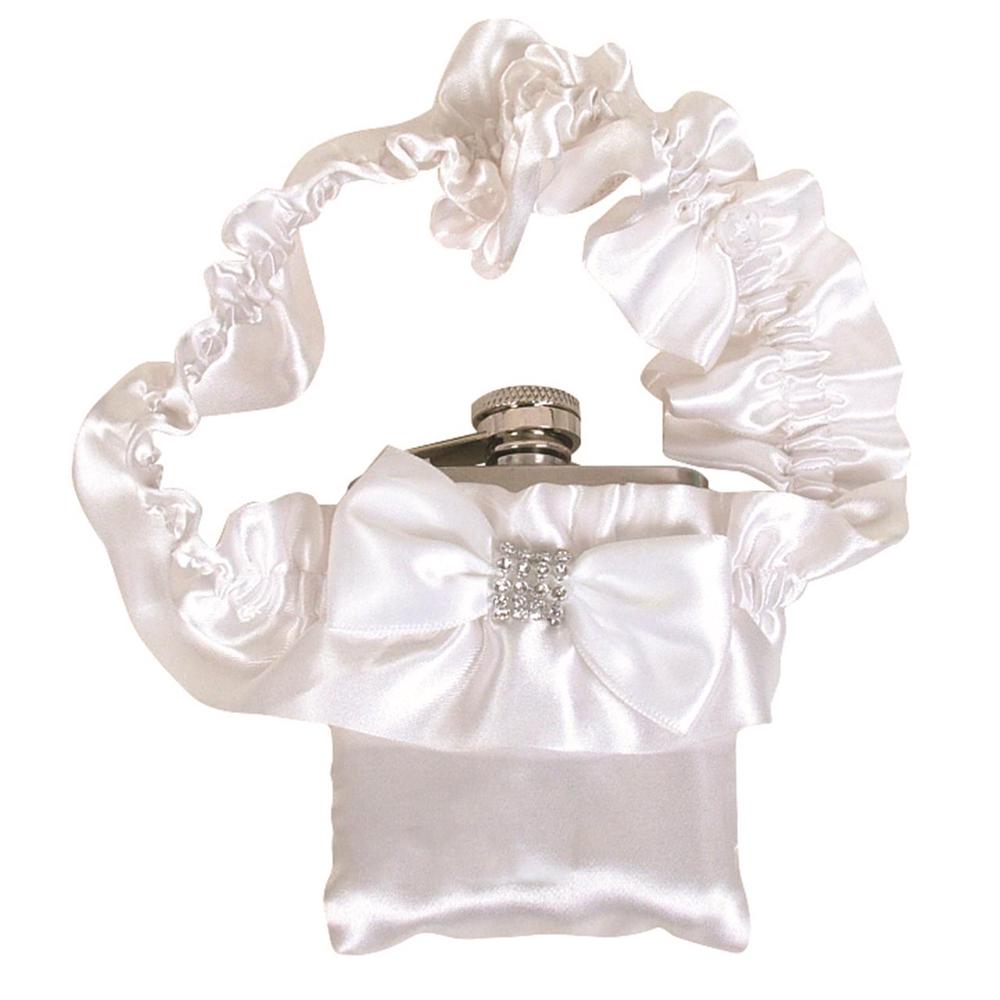 Garter Flask (White), 9315455670250