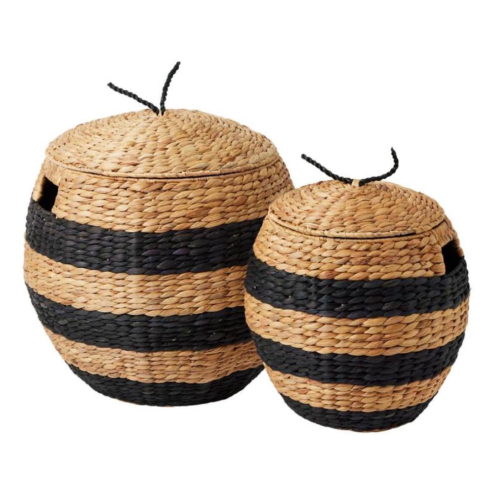 Bee Basket Storage Organiser, 2 Piece Set, 9315537086429
