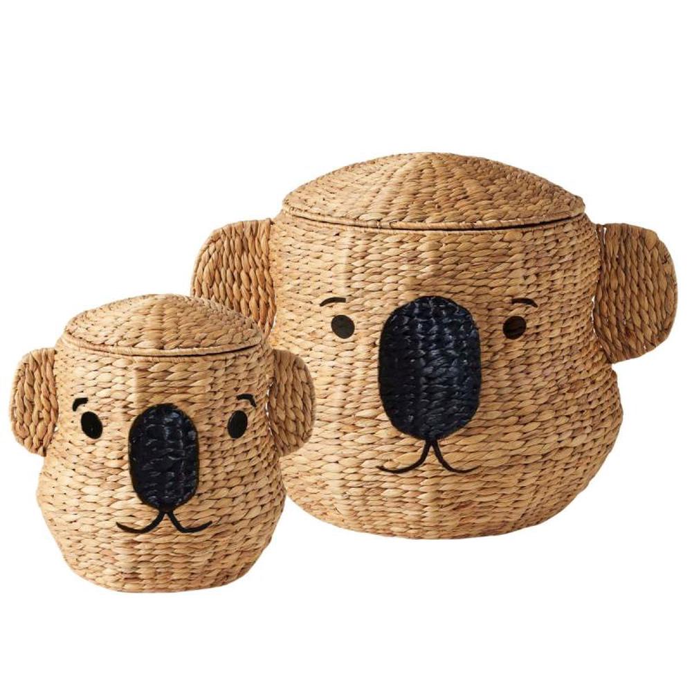 Koala Basket Storage Organiser, 2 Piece Set, 9315537090242
