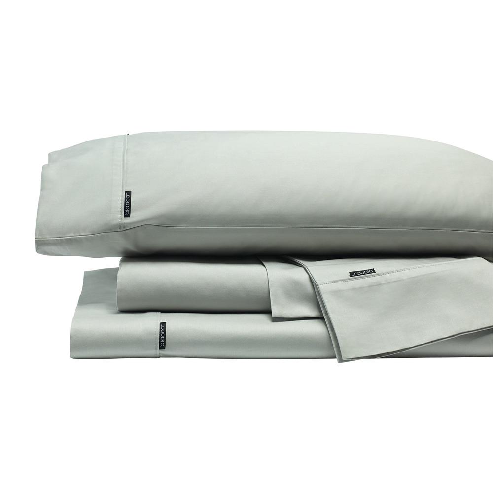 Bianca Kingston 500TC Sheet Set (Silver) Super King Buy online at