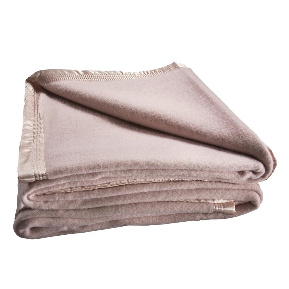 Bianca Australian Wool Blanket (Dusty Pink) Single Buy online at