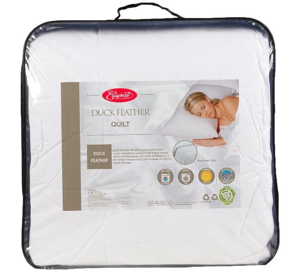 Easyrest Duck Feather Quilt Double Buy online at The Nile