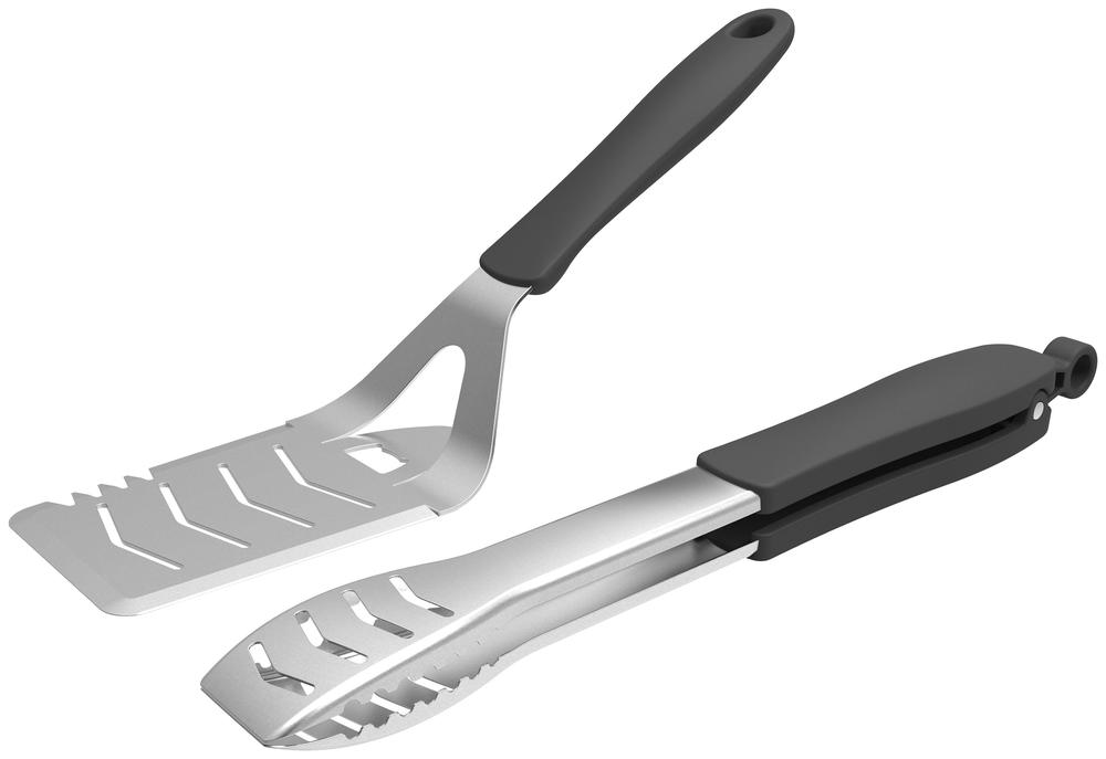 Grillman BBQ Tool Set - Spatula & Tongs | Buy online at The Nile