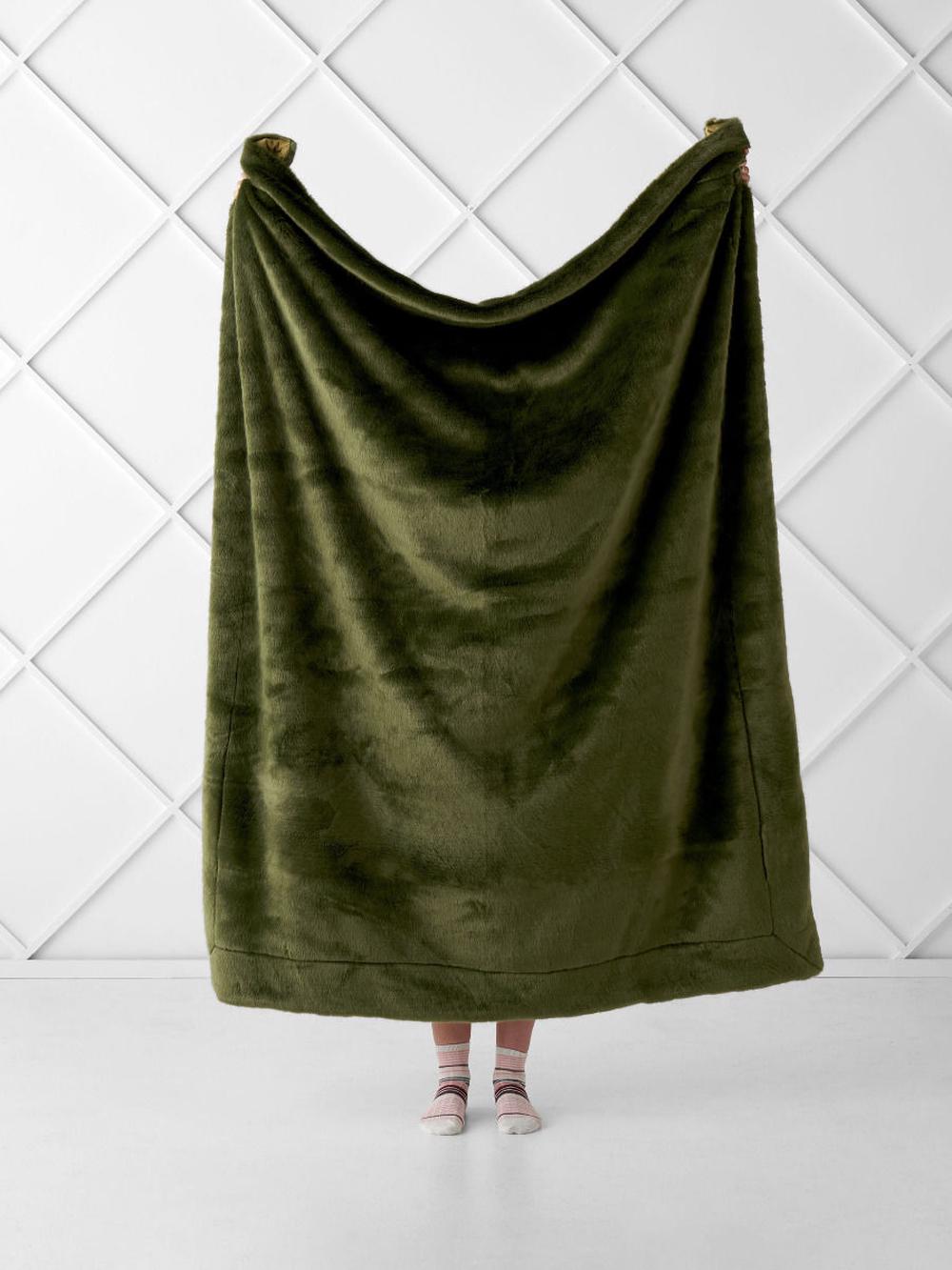 Linen House Selma Throw (Olive) Buy online at The Nile