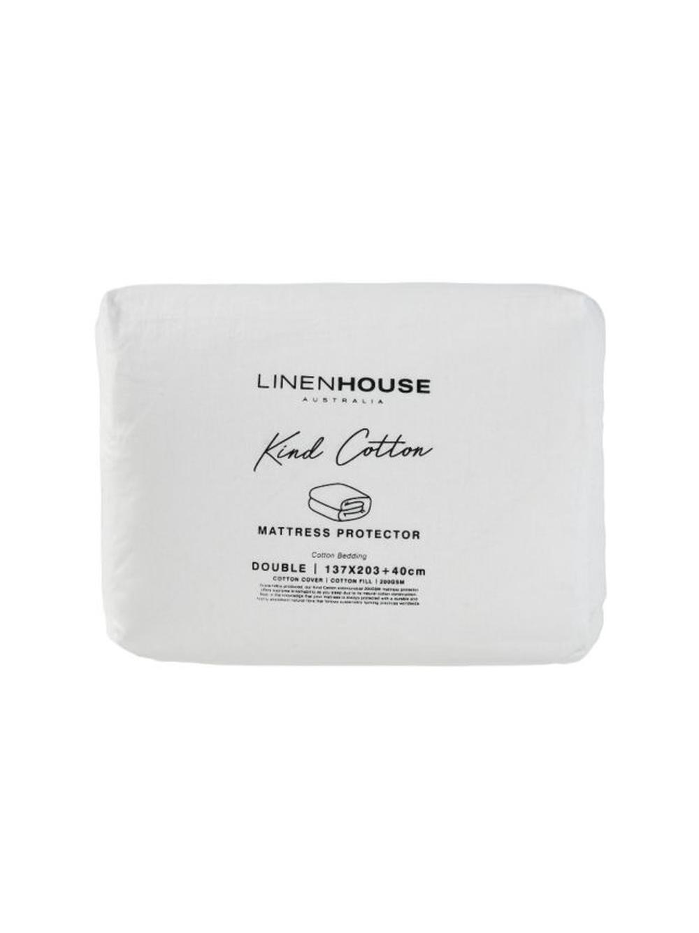 Kind Cotton Mattress Protector (White), 9317146438972