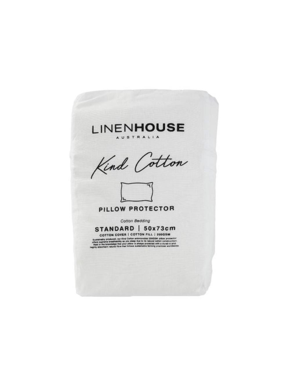 Kind Cotton Pillow Protector (White), 9317146439016