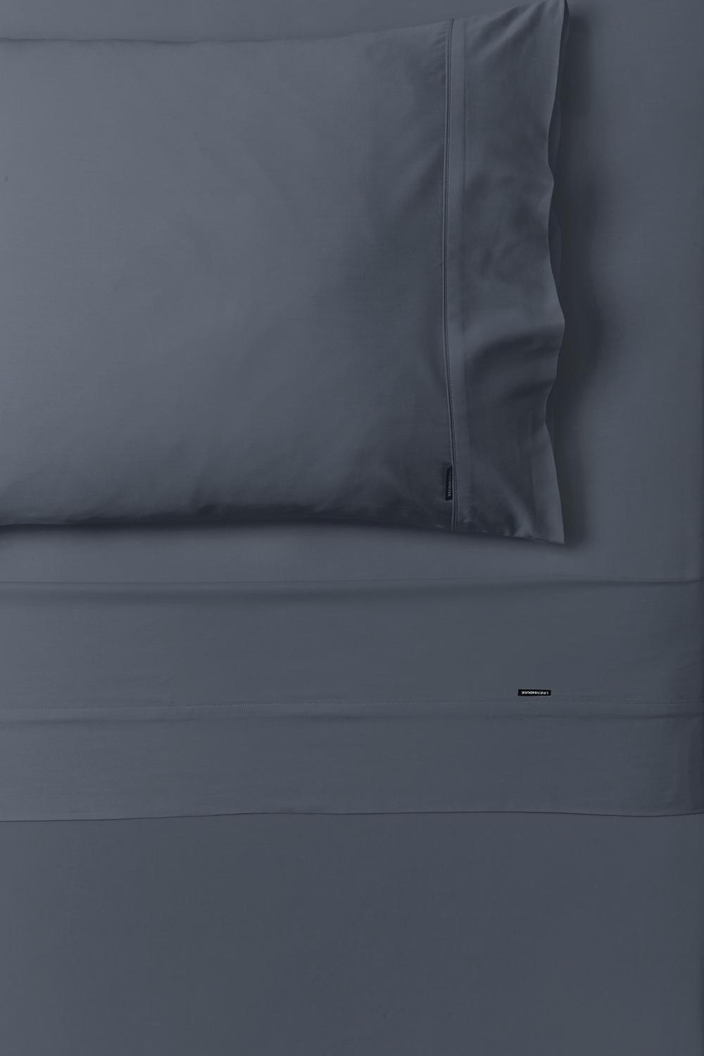 Linen House Nara Sheet Set (Bluestone) - Super King, 9317146445390