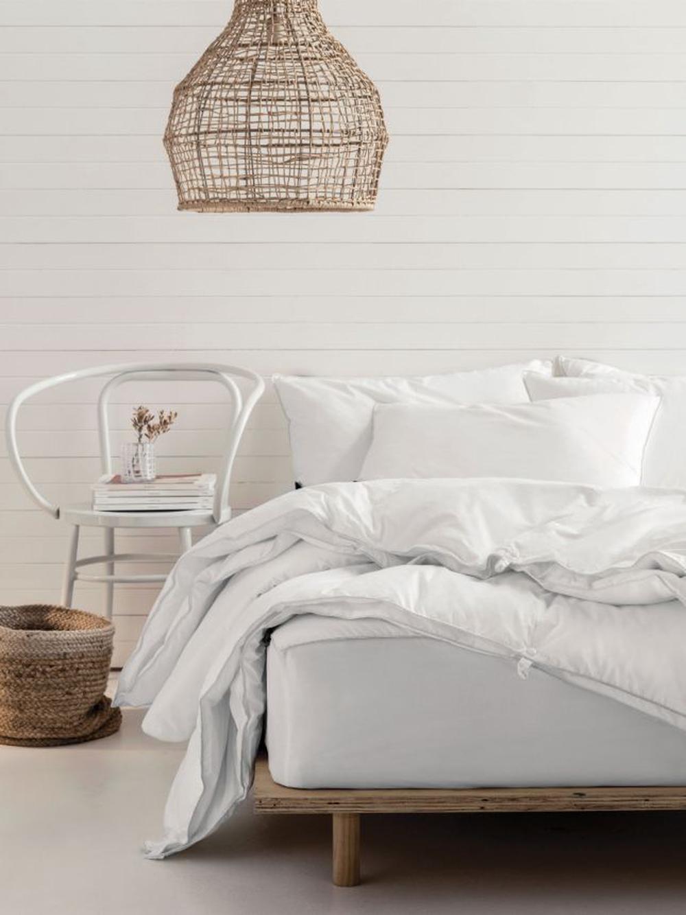 Linen House All Seasons 2-in-1 200+250GSM Quilt (White) - Double, 9317146457522