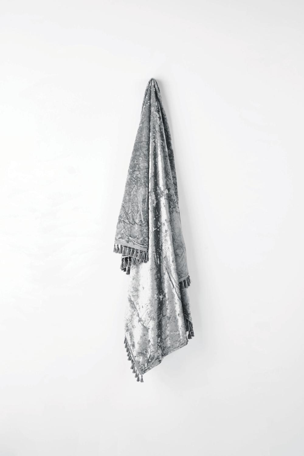 Grace By Linen House Teramo Throw (Silverstone) Buy online at The Nile