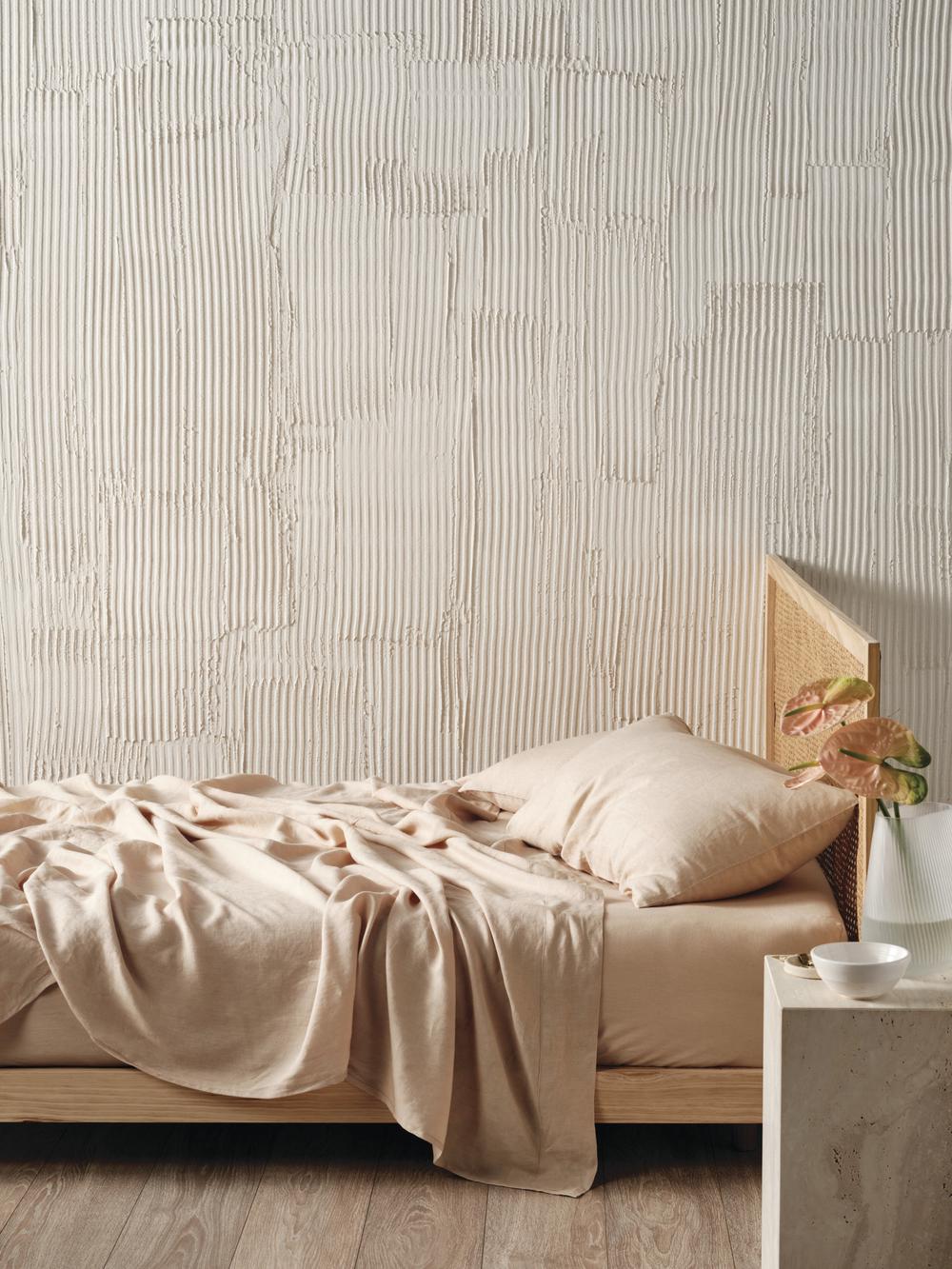 Linen House Nimes Sheet Set (Nude) King Buy online at The Nile