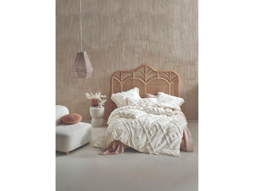 Linen House Adalyn Quilt Cover Set (Sugar) Queen Bed Buy online at