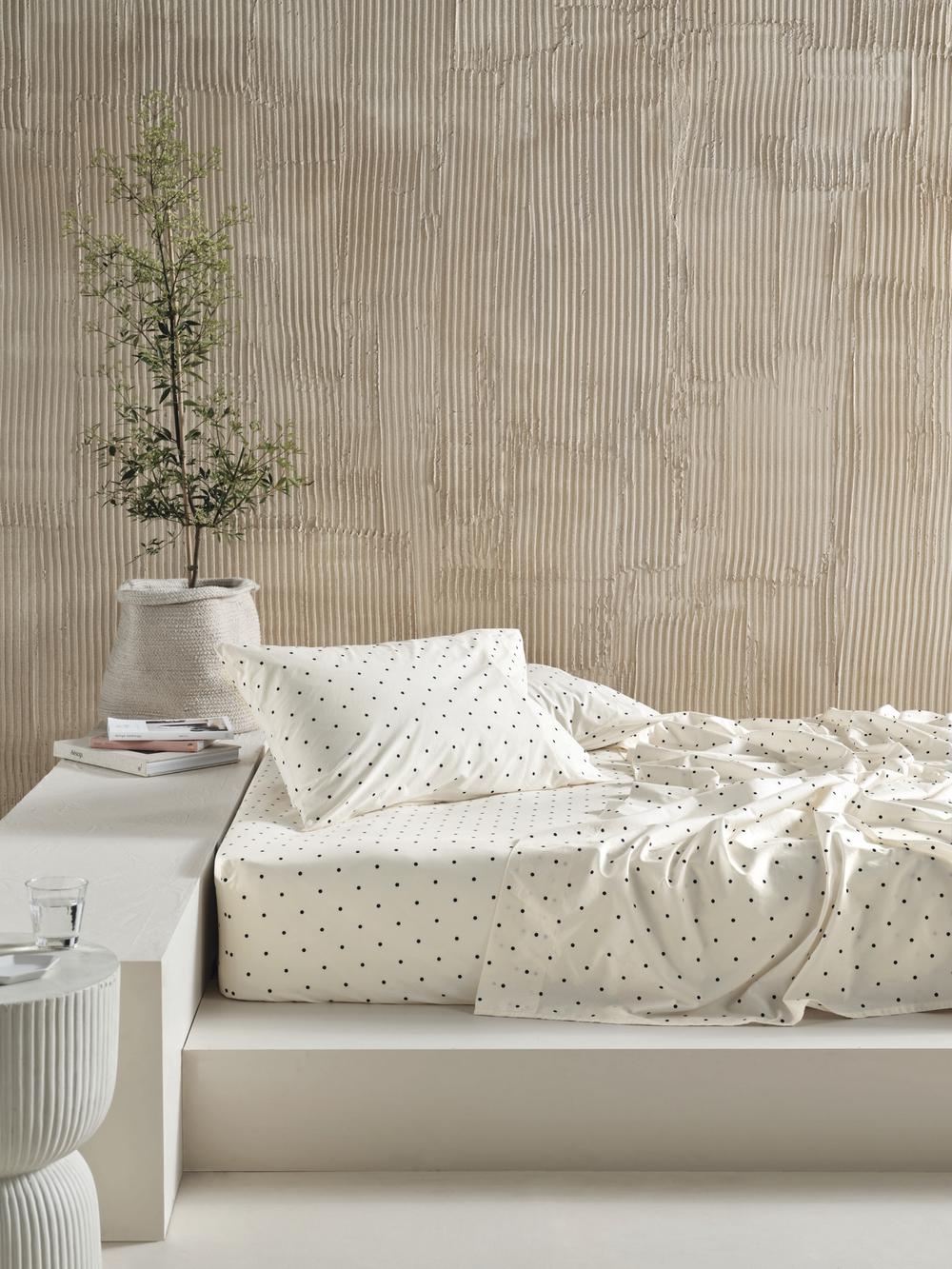 Linen House Vivienne Sheet Set (Sugar) Double Buy online at The Nile