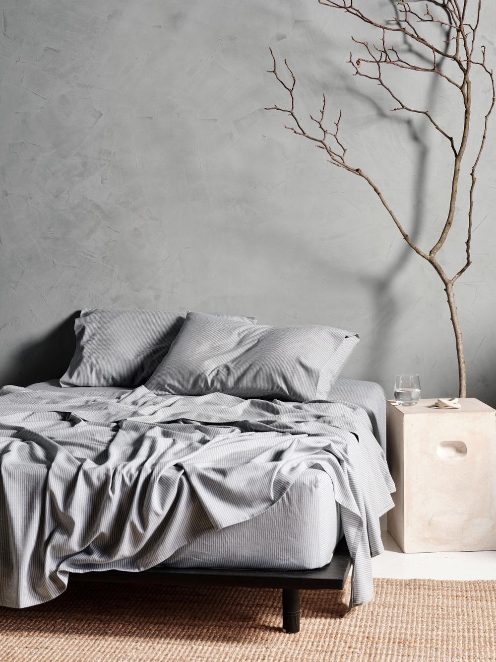 Linen House Rejeaneration Adrie Sheet Set (Olive) - Single, 9317146488991