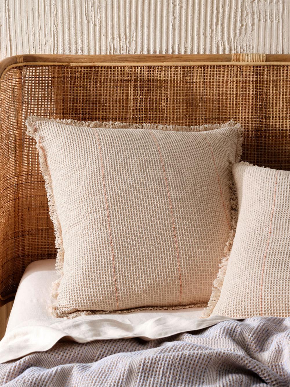 Galicia Pillowcase (Blue/Sand) - European, 9317146492059