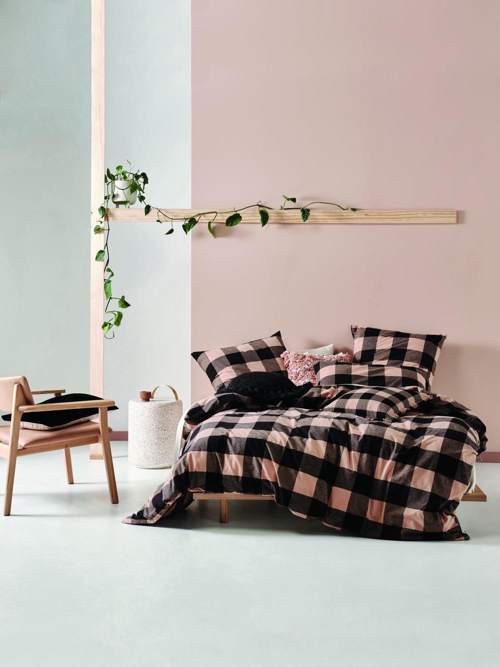 Linen House Wren Quilt Cover Set (Caviar) King Buy online at The Nile