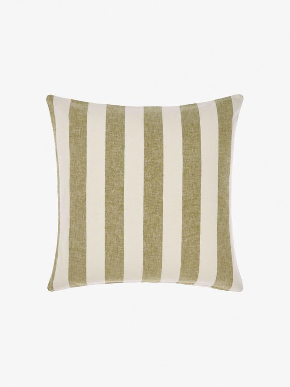 Vintage Stripe European Pillowcase (Pesto), 9317146534612