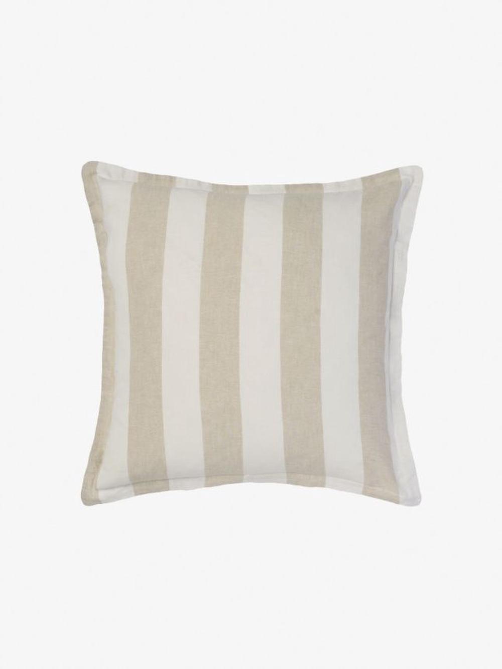 Linen House Vintage Stripe Cushion (Natural) - 48x48cm, 9317146534636