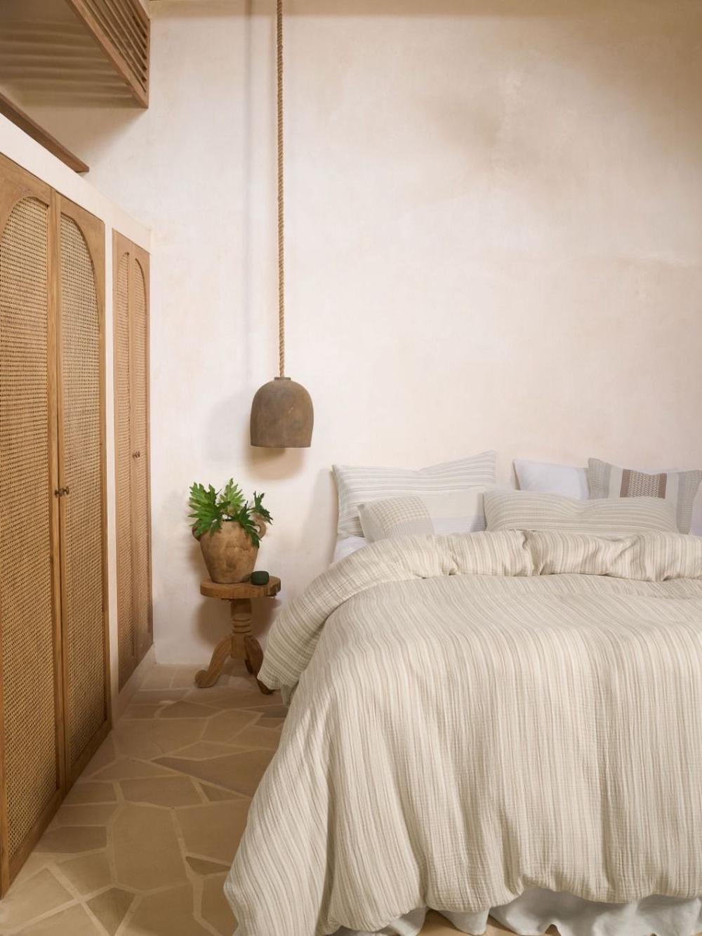 Linen House Majorca Quilt Cover Set (Natural) - Queen, 9317146537071